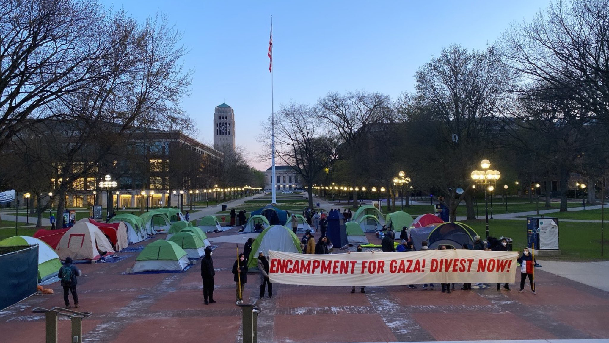 Students launch encampments in solidarity with Gaza across the US ...